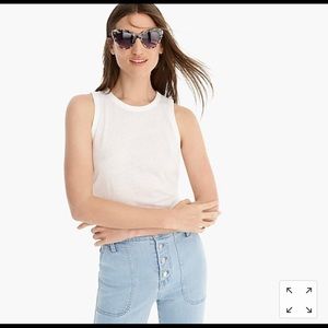 NWOT J Crew Tie Back Tank Top Size M
